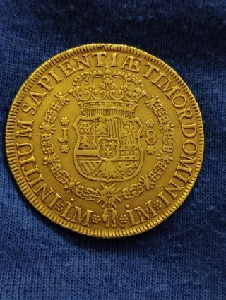 Moneda oro Fernando VI 1753