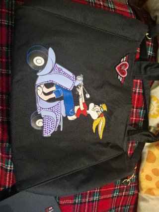 Borsa in tessuto Pinko nera