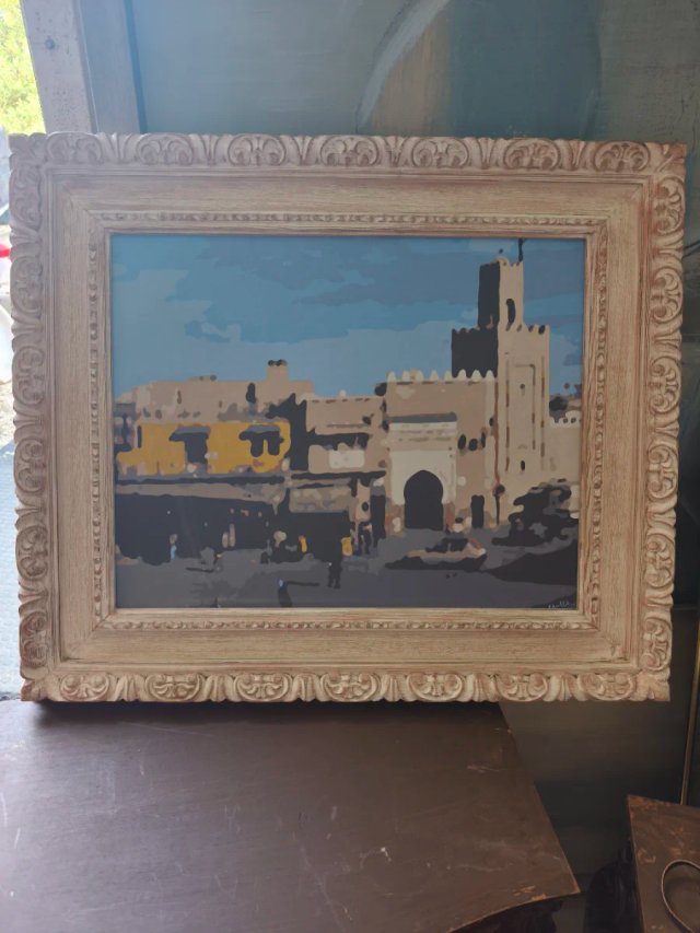 Óleo sobre tabla - Medina