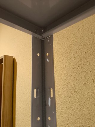 Scaffale Metallico Bianco a 5 Ripiani