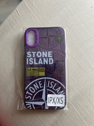 Custodia iPhone XS Stone Island Viola