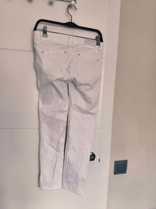 Pantalón de vestir blanco Stradivarius