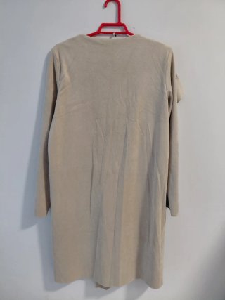 Vestido beige elegante ZARA