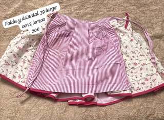 Falda y delantal baturra 39cm