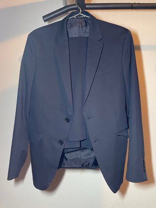 Traje Zara Azul Talla S