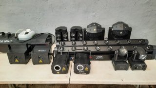 Set de Luces y Efectos para Discoteca ( ALQUILER)