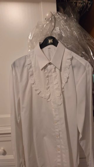 Camisa de Flamenco Blanca