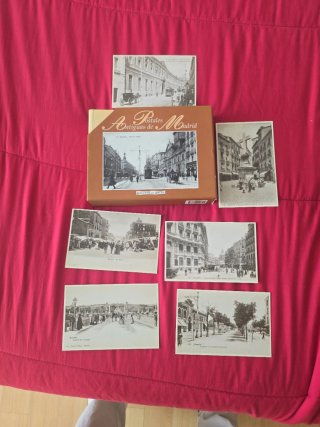 Libro Madrid postales antiguas y 6 postales