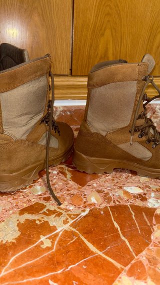 Botas de Ejército Beige/Marrón