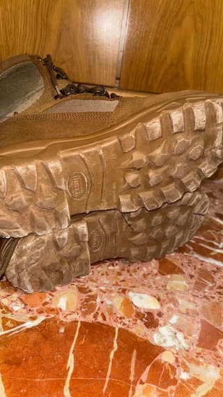 Botas de Ejército Beige/Marrón