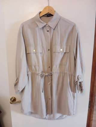 Chaqueta Beige Mujer