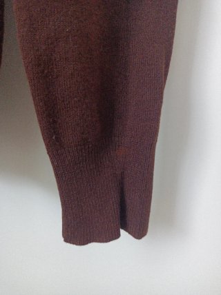 Cárdigan Marrón de Blanco Tricot Talla M
