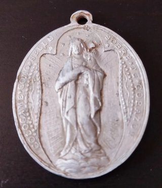 Medalla Antigua Religiosa