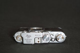 Leica F II Cámara Plata y Negra