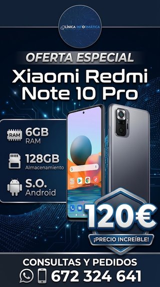 Xiaomi Redmi Note 10 Pro - 3 Meses Garantía