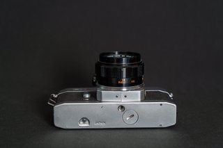 Canon EX AUTO QL + Lente EX 50mm 1:1.8
