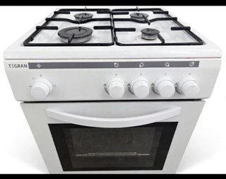 Cocina de gas Tegran blanca
