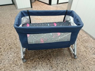 Minicuna de Bebé Azul