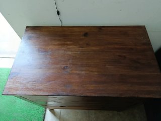 Cómoda de madera 3 cajones