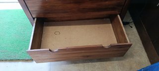 Cómoda de madera 3 cajones