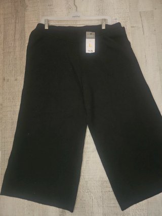 Pantalones Culotte Negros Talla L