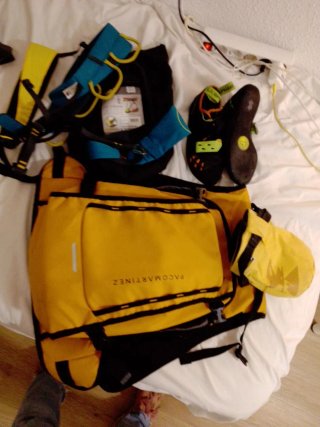 Kit de Escalada con Mochila y Accesorios