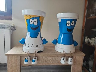 Macetas decoradas