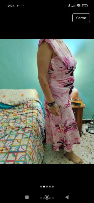Vestido Martina See Iou Fucsia Talla XL