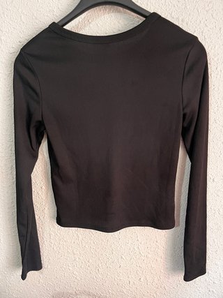 Camiseta Manga Larga Negra Urban Vintage