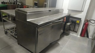 Mesa Fría de Acero Inoxidable
