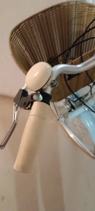 Bicicleta urbana vintage Cinzia con cesto