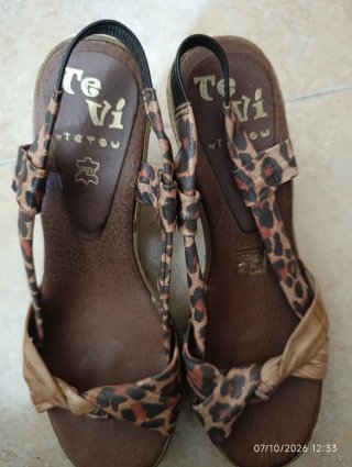 Sandalias Te Vi Leopardo