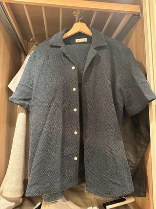 ZARA - Conjunto camisa punto y camiseta – Talla M