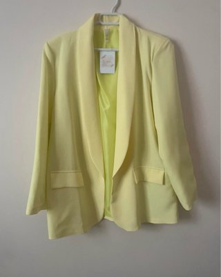 Blazer amarillo lima T.U. NUEVO con etiqueta