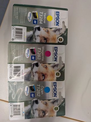 Cartuchos de tinta Epson T1282, T1283, T1284