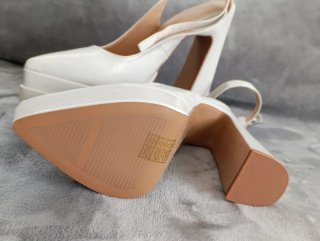 Zapatos de Tacón Marypaz Beige Talla 38