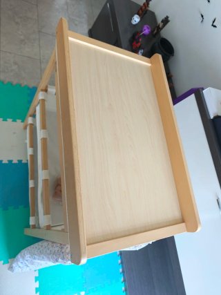 Cambiador con Bañera de Madera