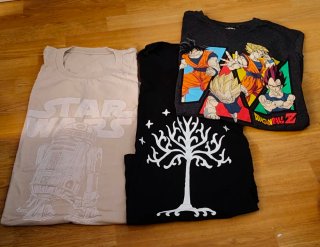Lote de 3 Camisetas Temáticas