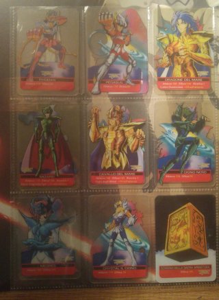 Lotto Lamincards Cavalieri dello Zodiaco