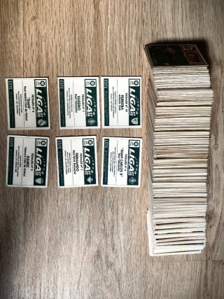 Lote 500 cromos con fichajes y bajas 97/98