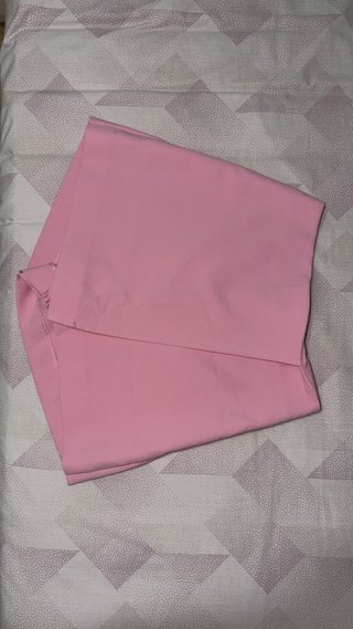 Falda-pantalón rosa Zara talla S