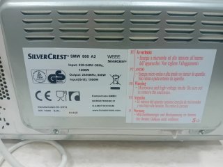 Microondas Silver Crest