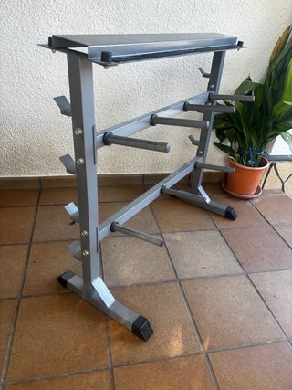 Soporte para Discos y Mancuernas