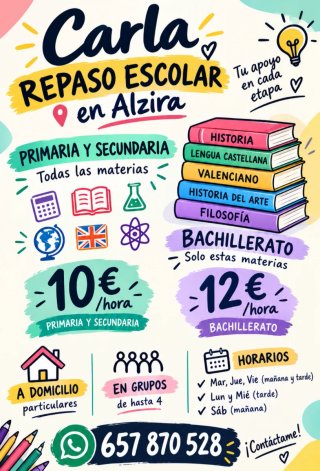 Clases de repaso escolar