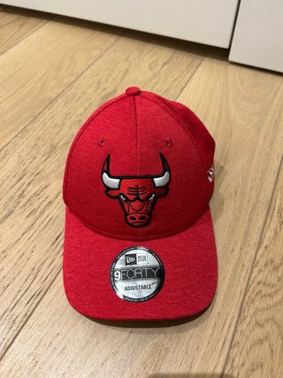 Gorra New Era 9FORTY Roja Chicago Bulls