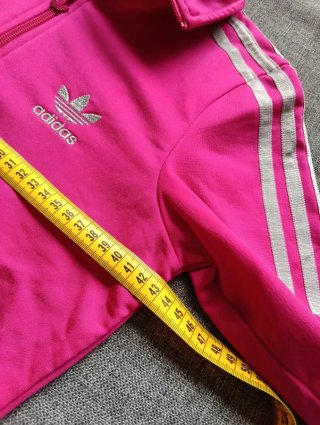 Chaqueta de chándal rosa fucsia de Adidas