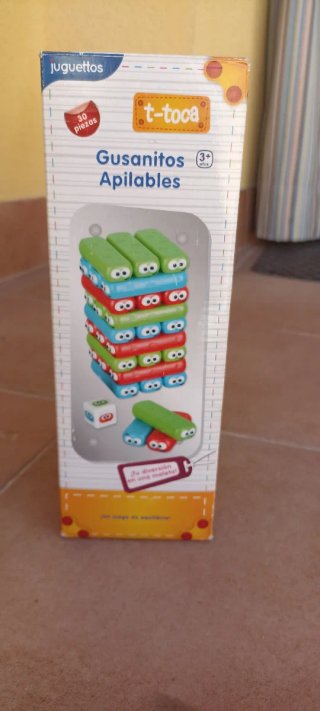 Juego de Gusanitos Apilables t-toca