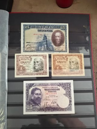 Lote Colección Billetes Antiguos España