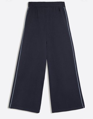 Pantalón jogger de felpa azul