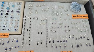 Lote Colección de Joyas de Plata y Piedras
